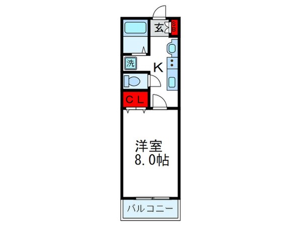 エルデン緑地の物件間取画像